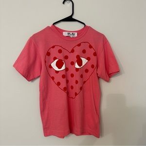 Comme Des Garçons Pink/Red T Shirt